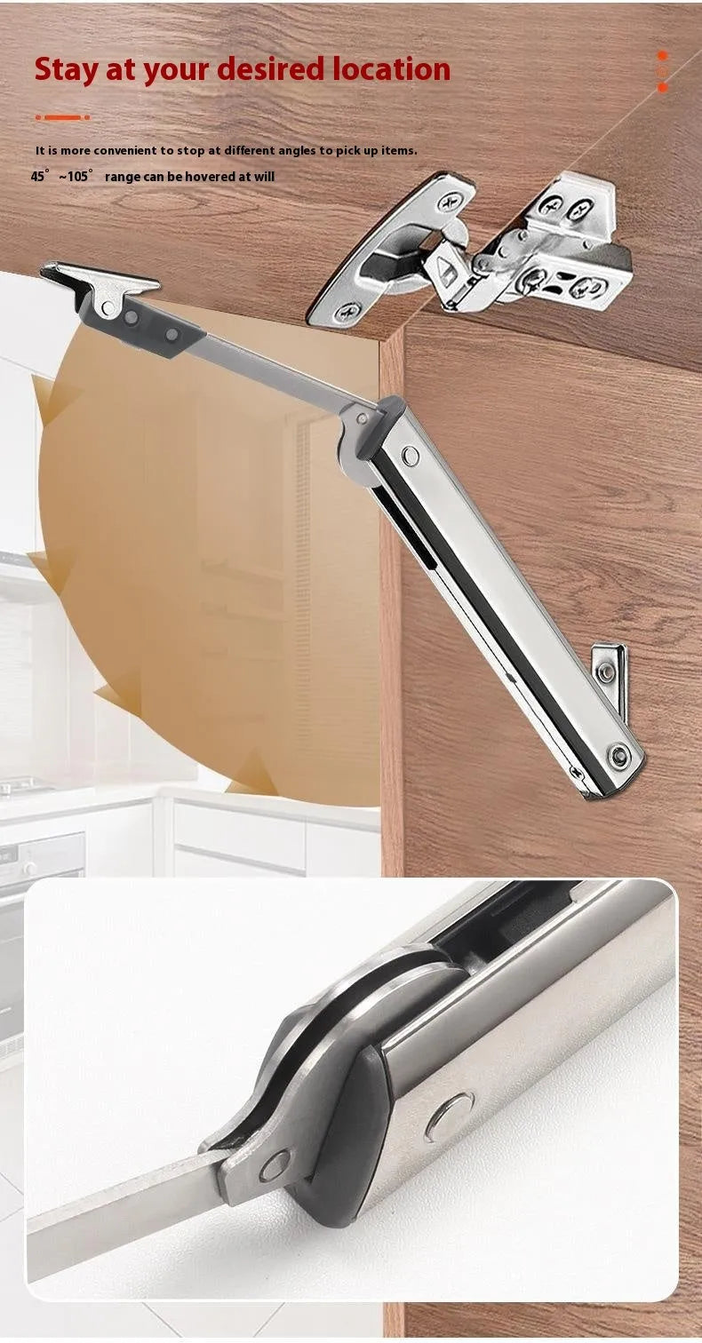 Cold rolled steel tatami cabinet support rod with stainless steel finish