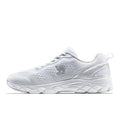 Men's sports running shoes with PU and fabric upper, lace-up closure, leather stitching, available in multiple colours