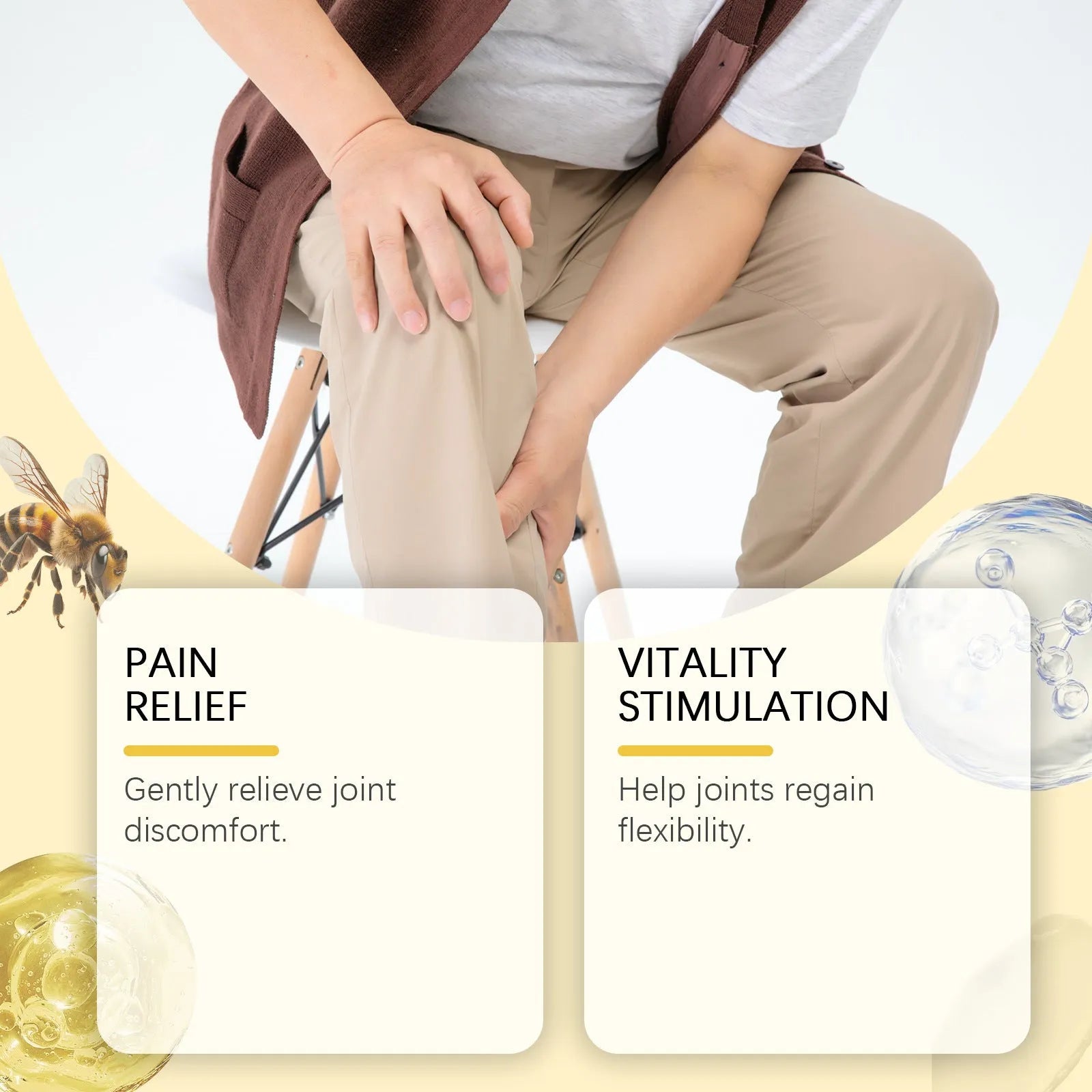 50g tube of joint and neck cream with bee venom and chondroitin