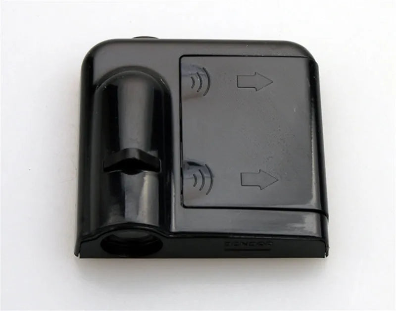 Black wireless car door projection welcome light, 2PCS, 6.5x6.3x1.5cm, LED logo display for left and right doors
