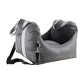 Portable detachable washable car seat pet carrier kennel for dogs and cats 52x52x44cm cloth beige