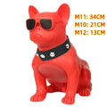 Mini Bluetooth speaker in black, red, or white, 5W output, 1500 mAh battery, sizes M10 21cm, M11 34cm, M12 13cm