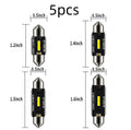 12V 12-LED car reading light white 3W universal interior dome light 31-41mm