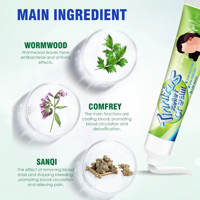White and green box containing a 20g tube of Ear Kang Cream for external ear application.