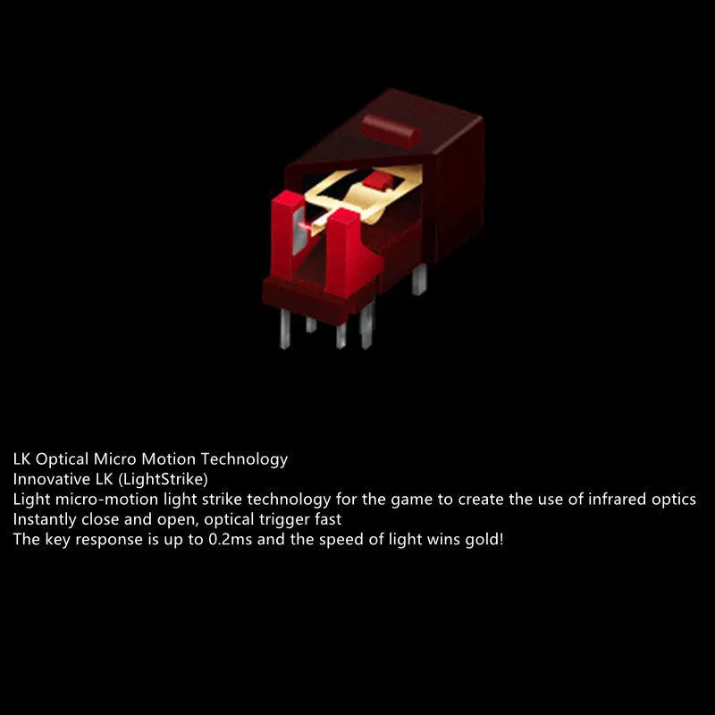 Wired e-sports gaming mouse with eight programmable keys and AVAGO A3050 optical sensor
