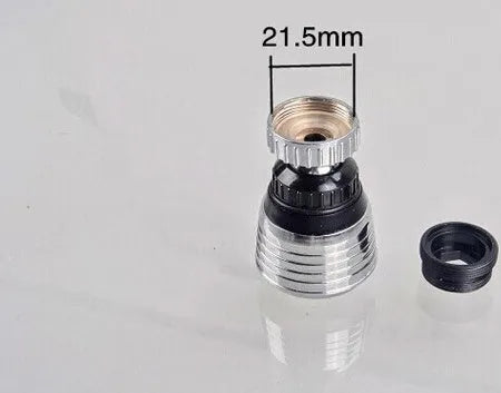 Black multifunctional kitchen plastic faucet with chrome-plated ABS nozzle and two spray functions