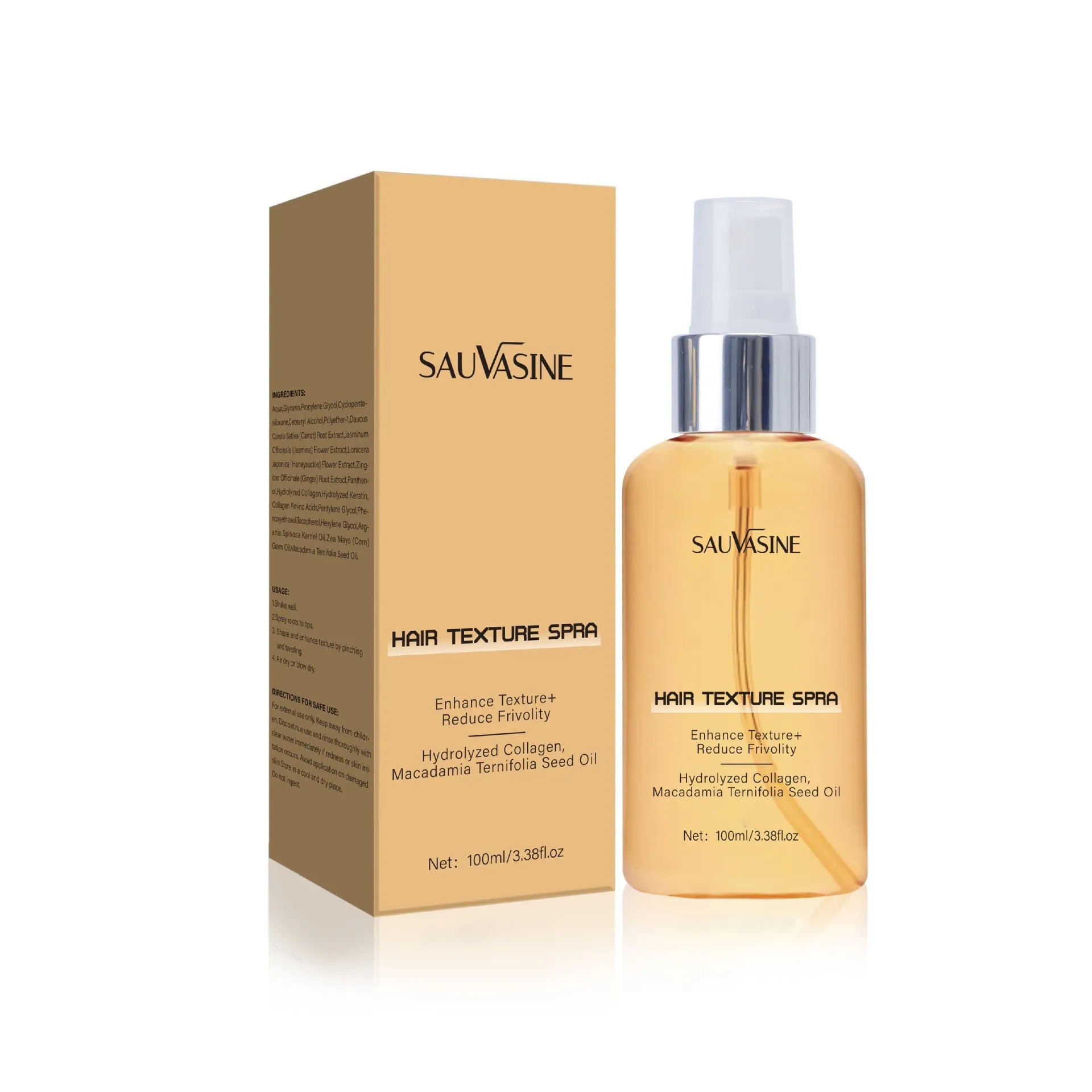 100 ml bottle of SWX-248 scalp moisturising spray for frizz reduction on a white background.