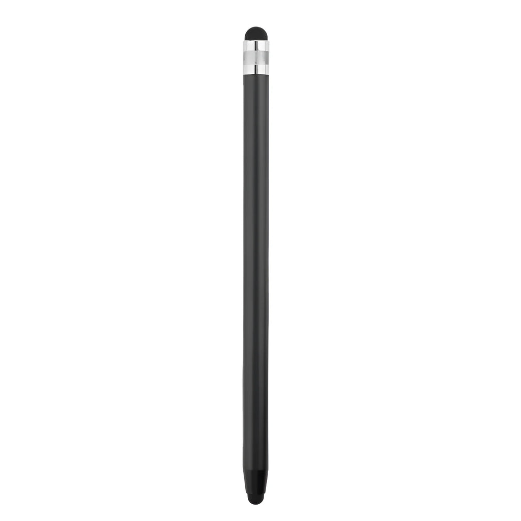 WK128 metal stylus pen with dual silicone tips for capacitive touch screens in various colours