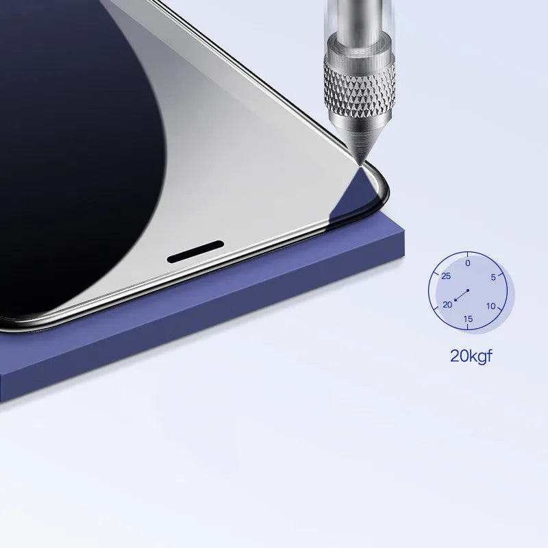 iPhone tempered glass screen protector with anti-reflective anti-fingerprint HD clarity