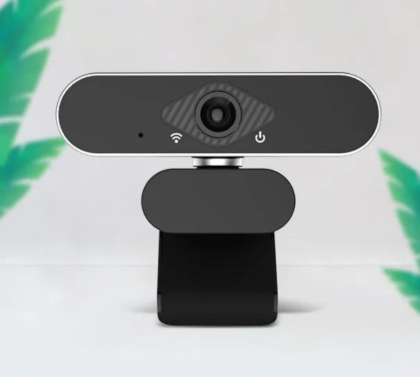 Silver network camera with 2MP sensor and 3.6mm lens for indoor 1080P surveillance