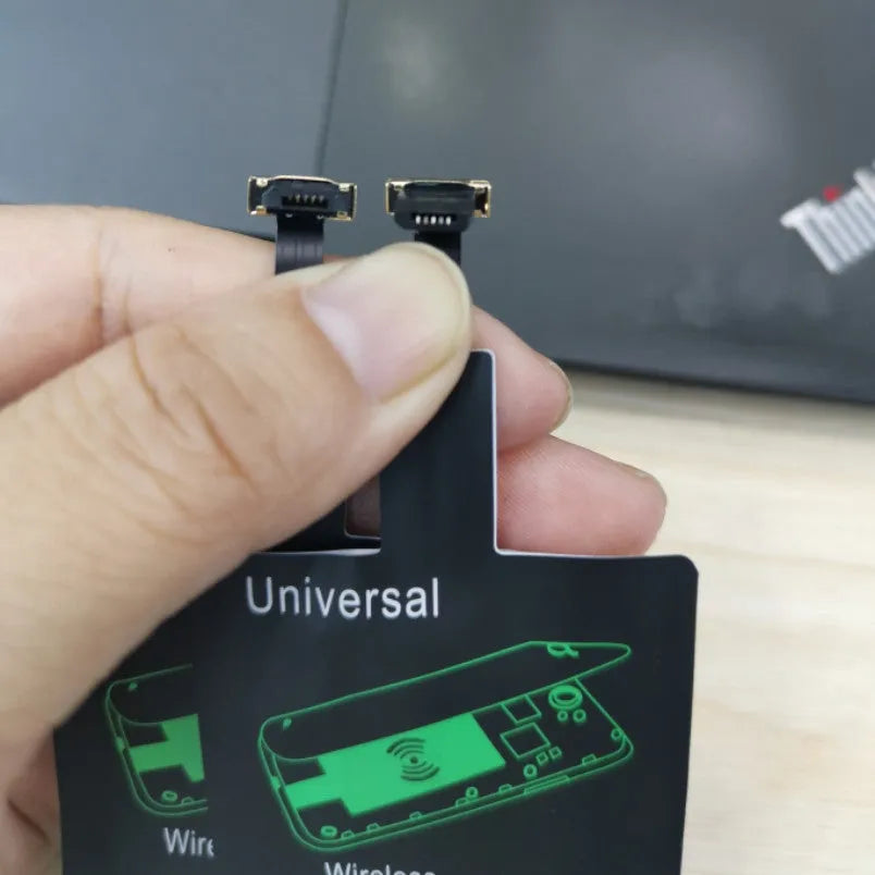 Wireless charger receiver for Type-C Android iPhone 5V 1000mA in black