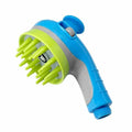 Dog shower brush pet shower sprayer in ABS and rubber, 7x8x13cm, with massage shower and shampoo functions