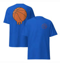 Men's short-sleeved polyester mesh t-shirt in six colours with regular sleeves and pullover design
