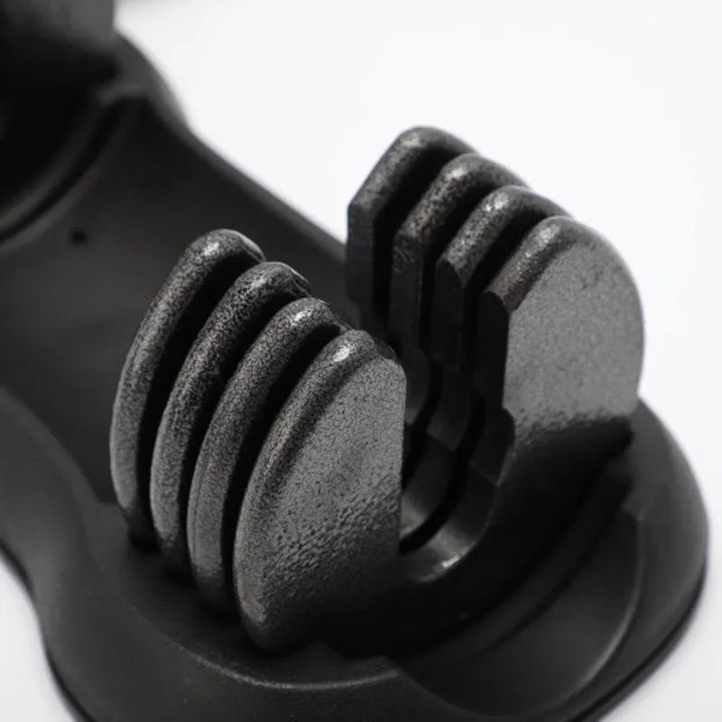 Cast iron adjustable barbell 25 pounds 32 cm black home gym fitness equipment