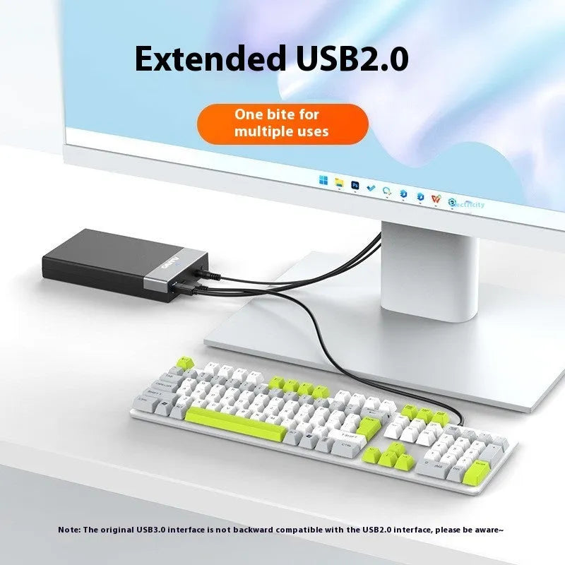 USB 3.0 hard disk enclosure for 3.5 inch SATA drives with sliding cover and multiple colour options