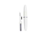 3 in 1 headset cleaning pen with metal tip and sponge on white background