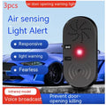 Black car door reminder alarm with infrared sensor for vehicle safety