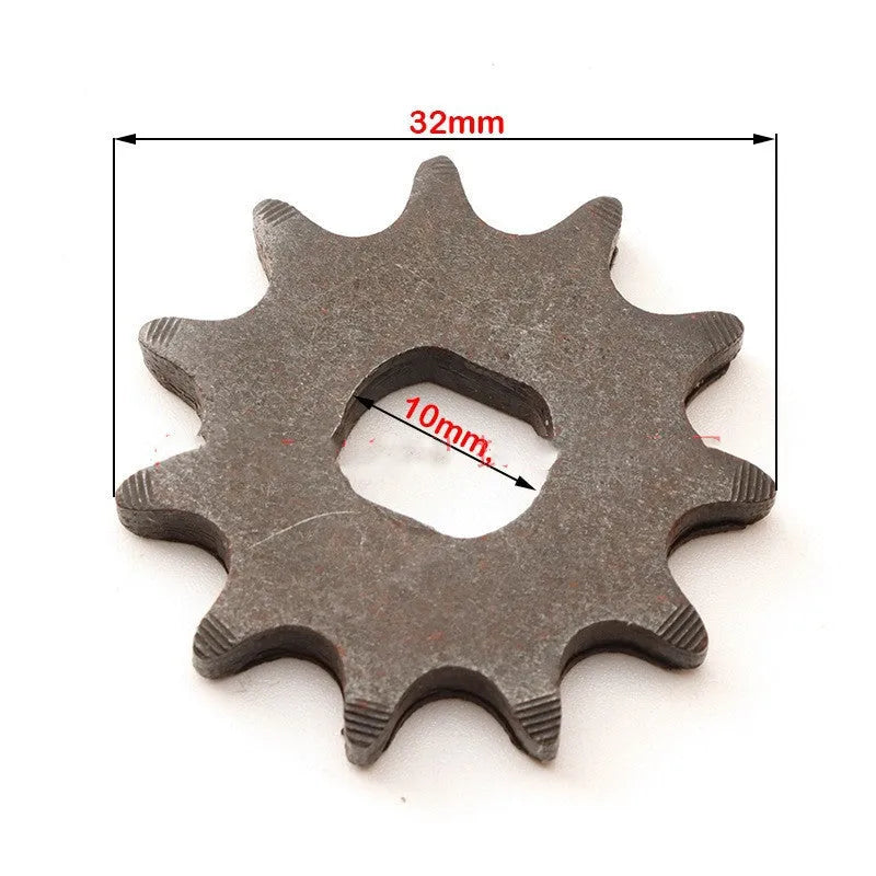 Cast iron motorcycle gear with 11 teeth for 25hT8F chain reduction motor replacement