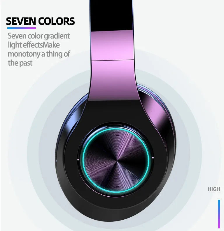T6 wireless Bluetooth headset with microphone for hands-free calls and music.