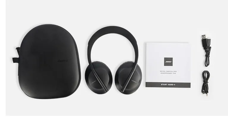 Wireless noise reduction Bluetooth headset in Black, Silver, or White Gold with 20 hour battery and fast charge