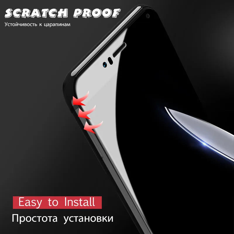 Full screen full glue tempered glass screen protector for Xiaomi, black or white, anti scratch and anti fingerprint.
