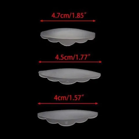 Yuemeixuan silicone eye lash shields pads in green and transparent colours for eyelash extension protection