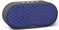 Grey Bluetooth wireless subwoofer speaker with HD microphone, TF card slot and USB port