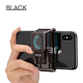 Black mobile phone radiator with clip for 4-7 inch devices showing aluminium cooling fins