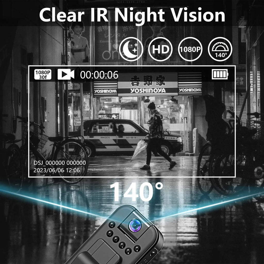 L7 home security camera recorder with HD image quality and infrared night vision