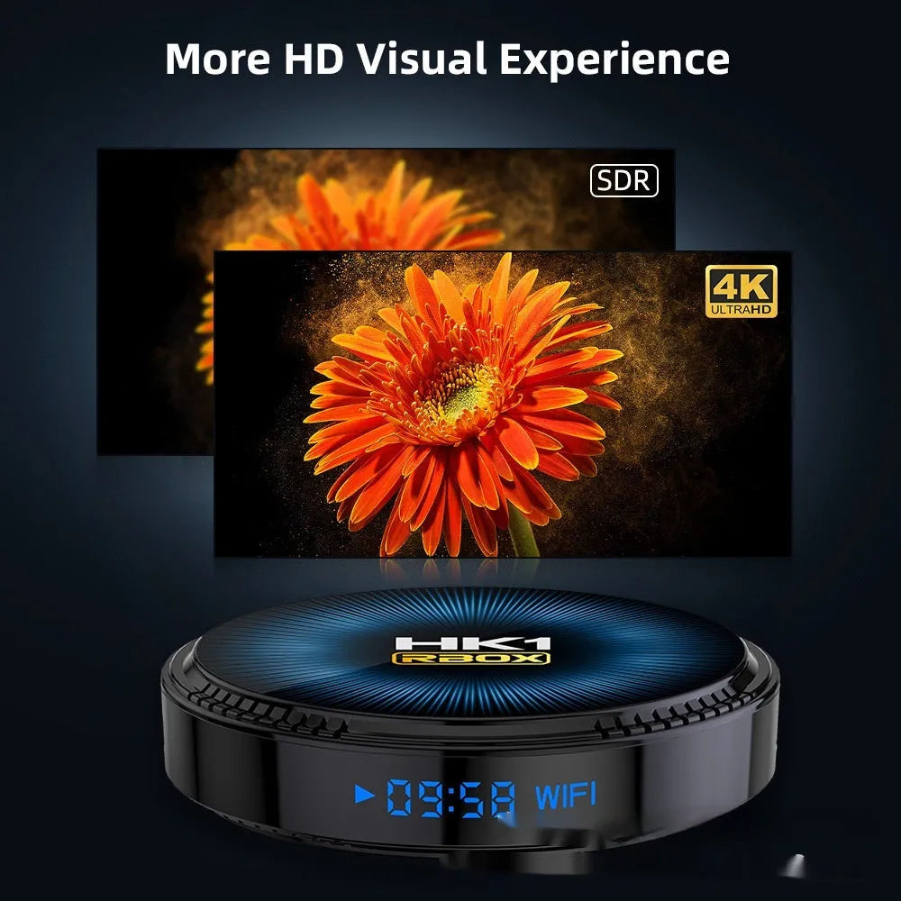 Wireless Bluetooth projector for home use, compact 106×27mm size, with HDMI and WiFi