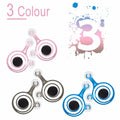 Pair of clear and black universal mini joysticks for mobile phone touch-screen gaming.