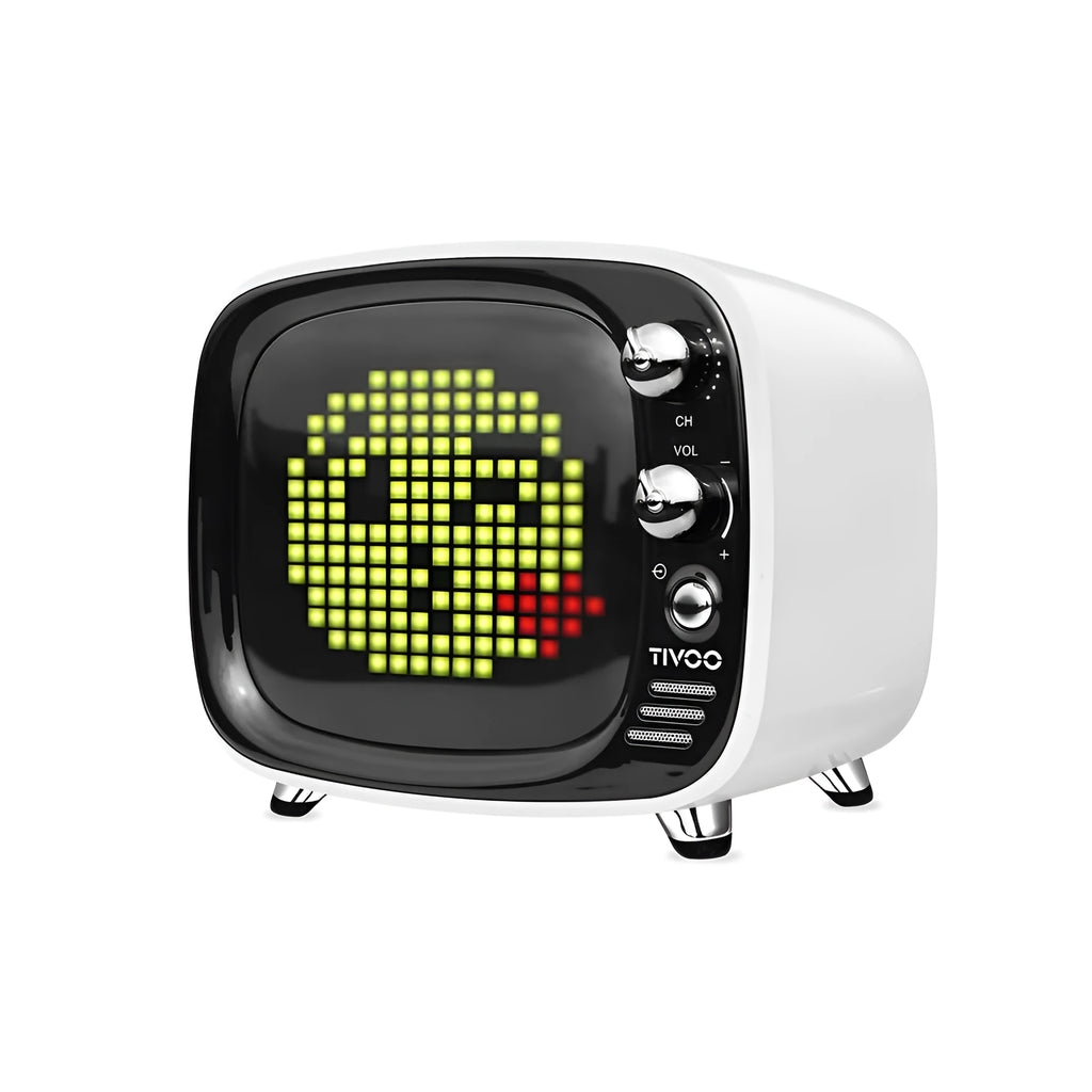 Portable Bluetooth speaker and alarm clock unit with LED display in multiple colour options