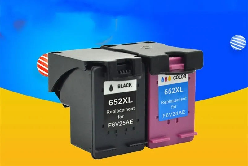 HP compatible black and colour ink cartridges for Deskjet and Officejet printers.