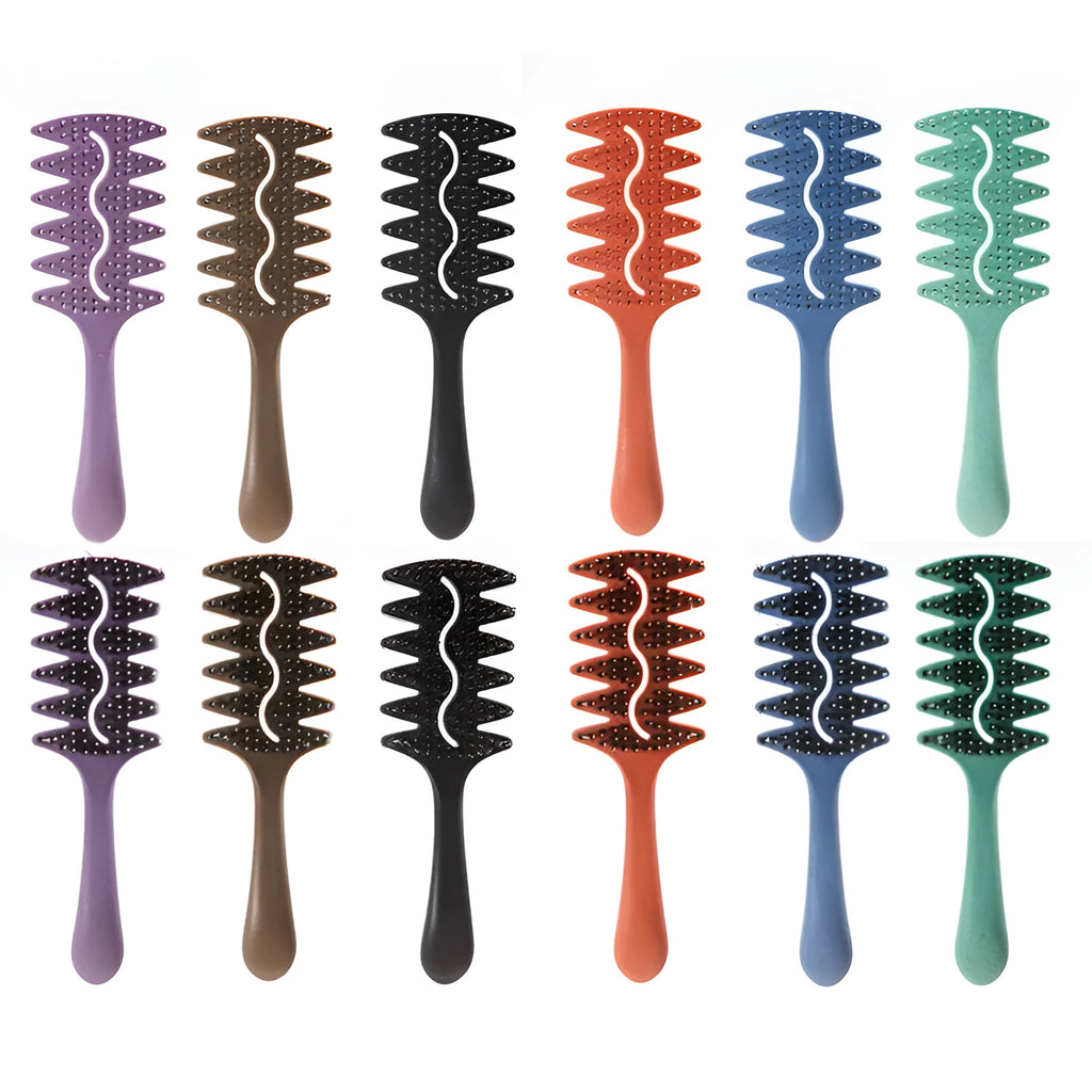 Lengthened bounce comb hollow curly roll in wheat straw, over 20cm, available in multiple colours