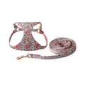 Cloth pet harness suit with leash for small dogs and cats in multiple colour options