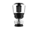 Black multifunctional kitchen plastic faucet with chrome-plated ABS nozzle and two spray functions