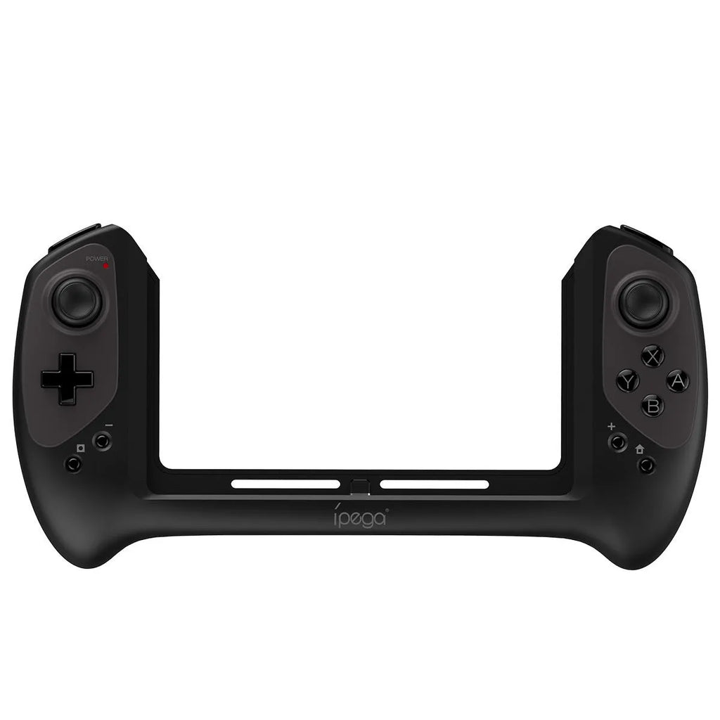 Black Nintendo Switch compatible wireless gamepad controller with ergonomic grips and Type-C connector.