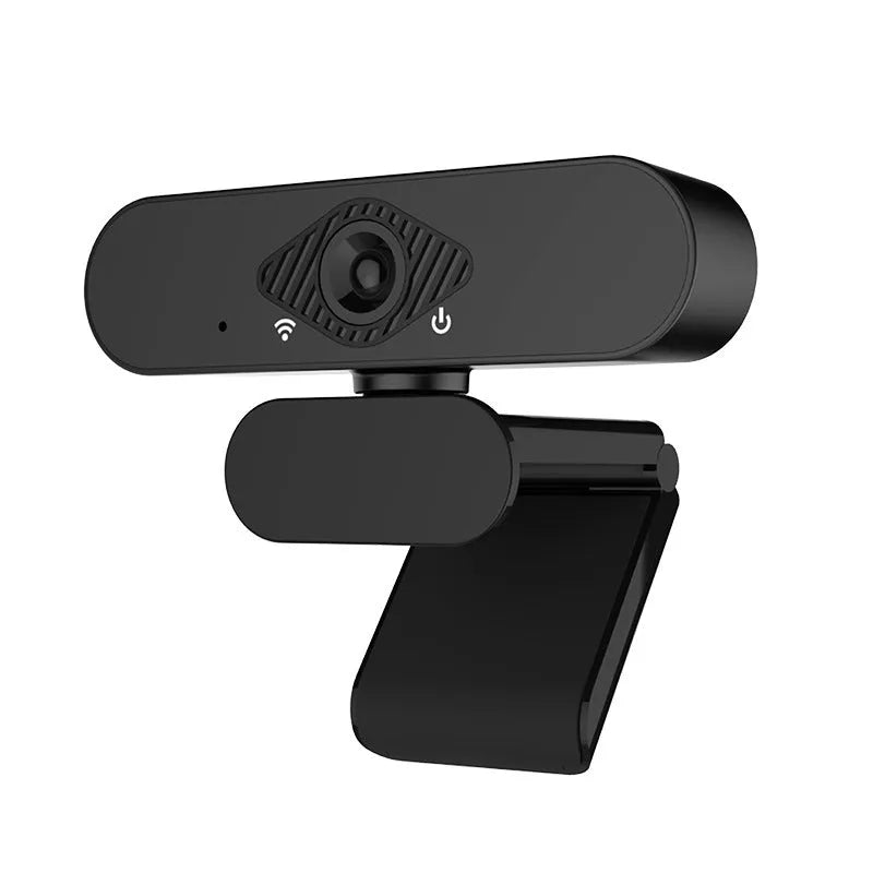 Silver network camera with 2MP sensor and 3.6mm lens for indoor 1080P surveillance