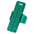 Stainless steel dental root canal ruler with measurement scale, shown in multiple colour options.