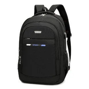 Men's large capacity Oxford cloth backpack, 33 x 47 x 17cm, red green blue, business travel rucksack