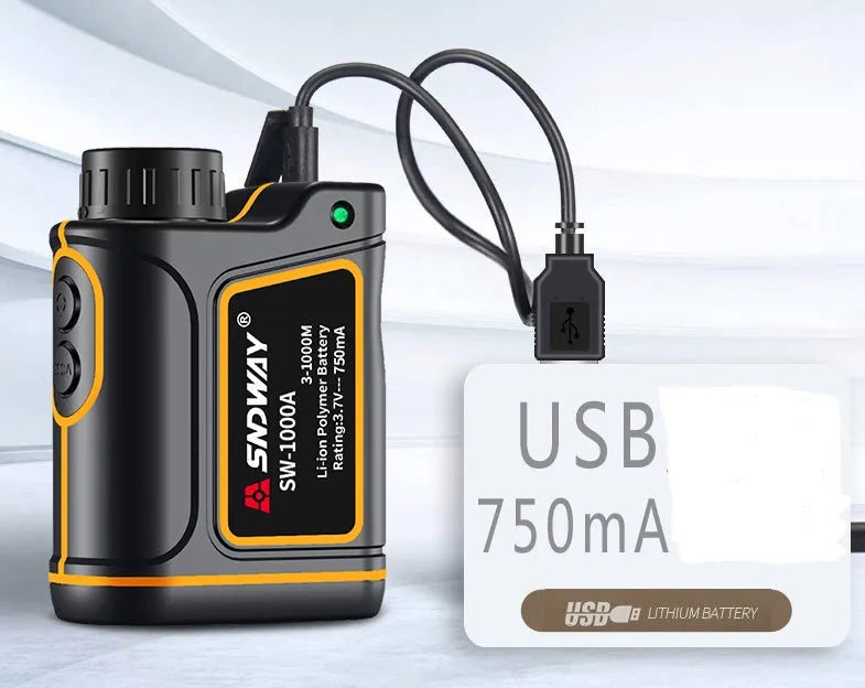 Handheld laser range finder telescope with distance speed and angle measurement