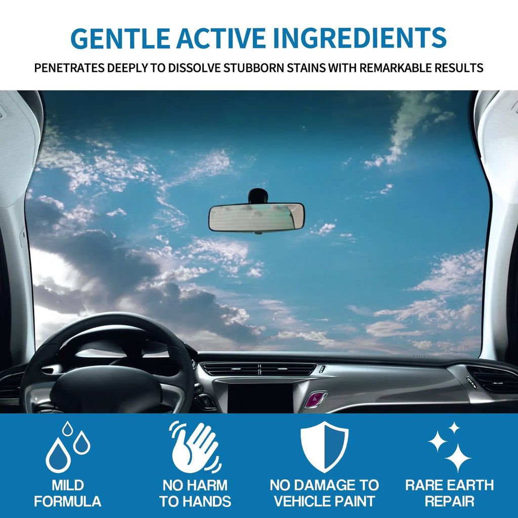 100ml car foam cleaning agent bottle for interior upholstery stain removal