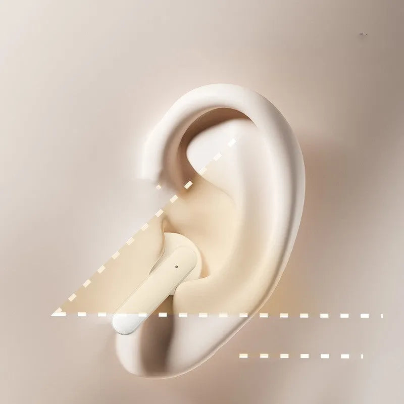 Full-colour touch screen Bluetooth headset with ear hook design in black or white