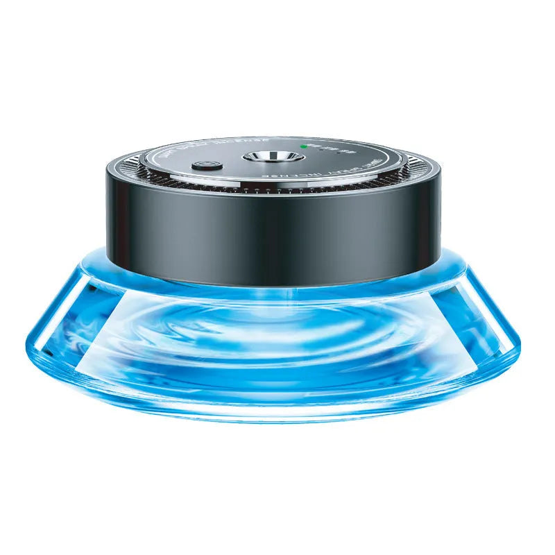 Smart spray car-mounted air freshener accessory in Gentleman's Black or Qian Shan Cui colour.