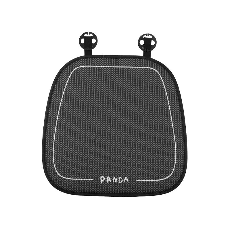 Cartoon panda automotive lumbar support cushion with plush exterior and pp cotton filling for car seats