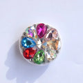 Rhinestone mobile phone holder ring bracket for Apple and Android phones, desktop stand