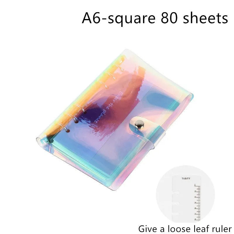 A5 and A6 size loose leaf hand account notebooks showing different style options.