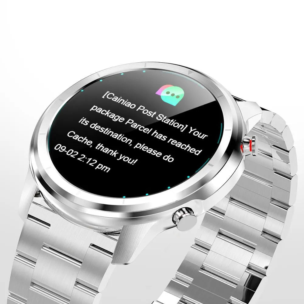 LEMFO LF26 smart bracelet in Black, Brown, or Silver with a 1.3-inch screen.