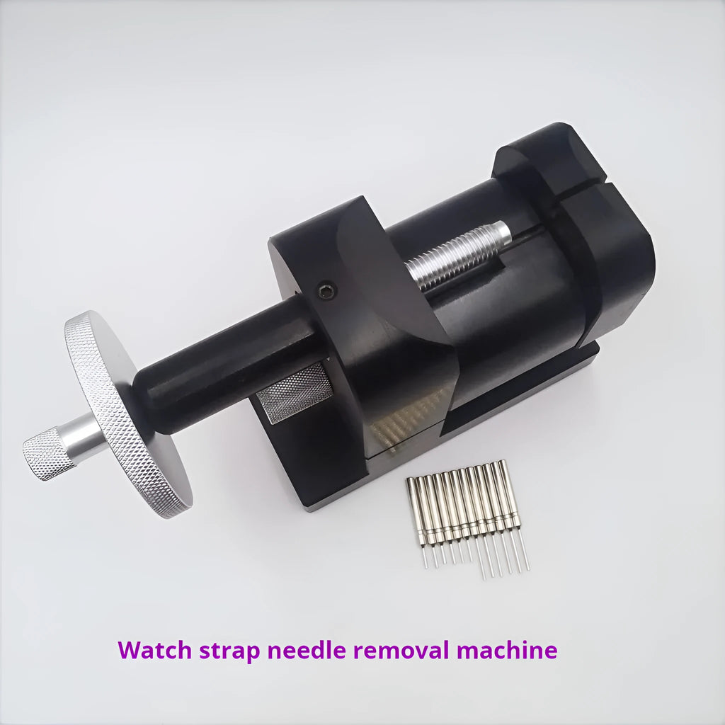 Alloy steel watch strap removal machine toolset with 12 pieces for professional repair work