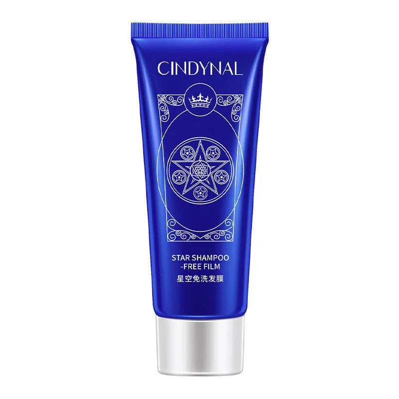 80g shampoo-free hair mask inversion pot with floral fragrance for damaged dry frizzy hair